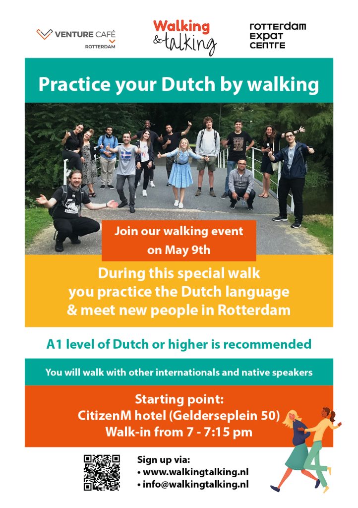 Practice your Dutch by walking on May 9th - Join our event!