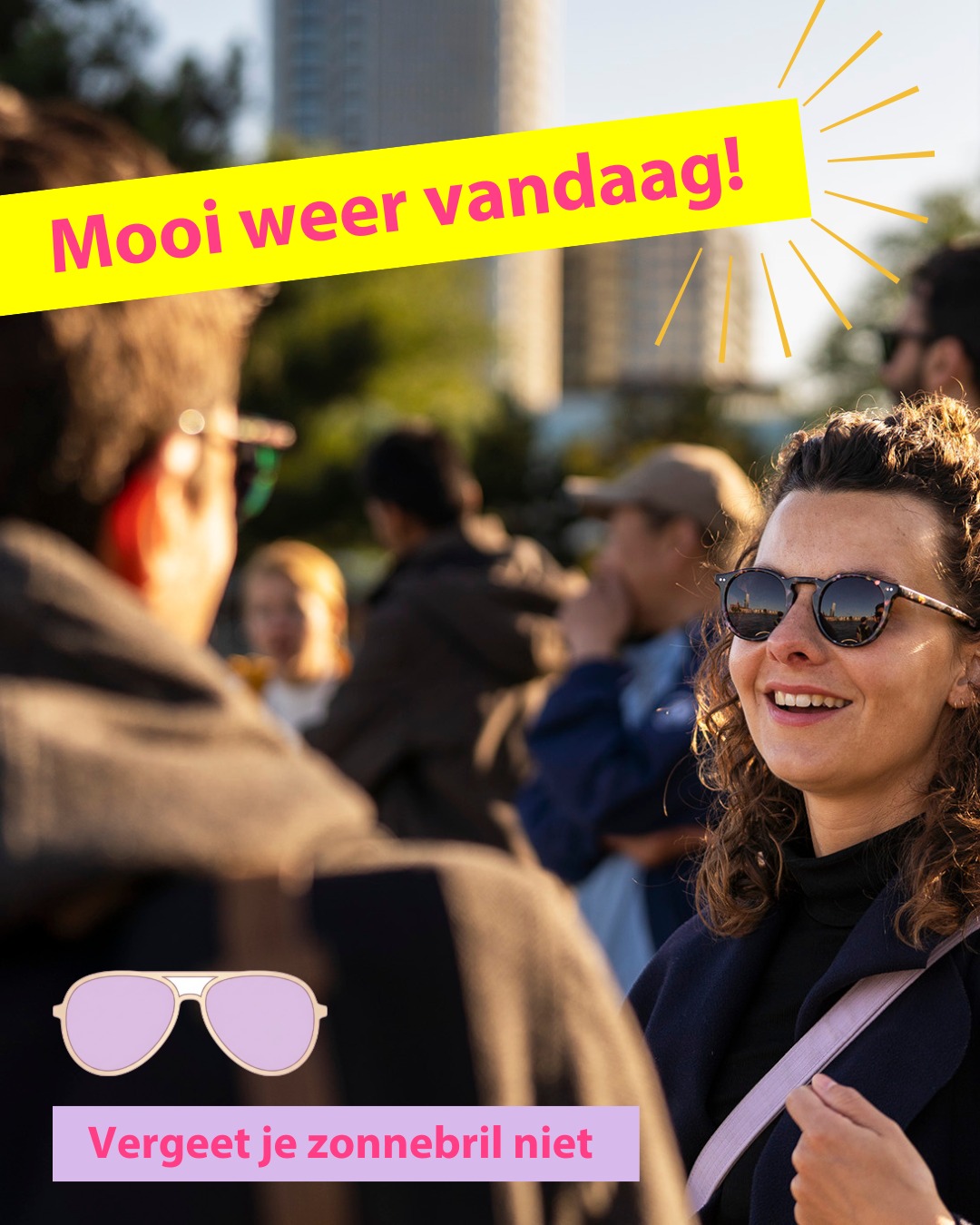 𝗛𝗲𝘁 𝗶𝘀 𝗽𝗿𝗮𝗰𝗵𝘁𝗶𝗴 𝘄𝗲𝗲𝗿 𝘃𝗮𝗻𝗱𝗮𝗮𝗴 🌞
Perfect weer om te wandelen!

Loop je vanavond mee? 
We lopen in Rotterdam West. 
Van 19:30 - 20:45 uur. 

Je oefent Nederlands met vrijwilligers. We lopen en praten. Zo leer je beter Nederlands spreken. Fouten maken mag 😎

Tot snel bij Walking & Talking!